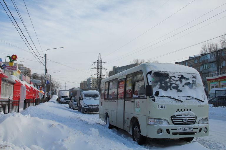 Снегопад в Ростове-на-Дону Снегопад в Ростове-на-Дону