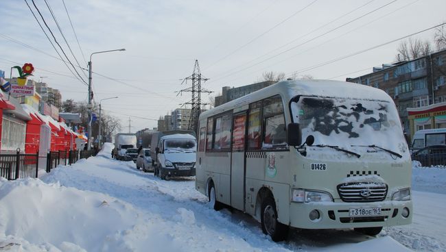 Снегопад в Ростове-на-Дону