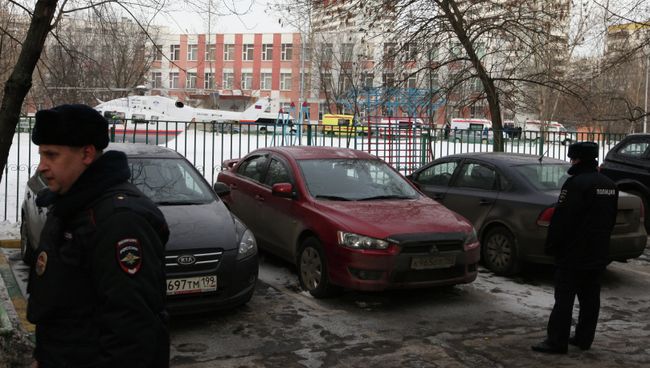 Стрельба в московской школе. Архивное фото