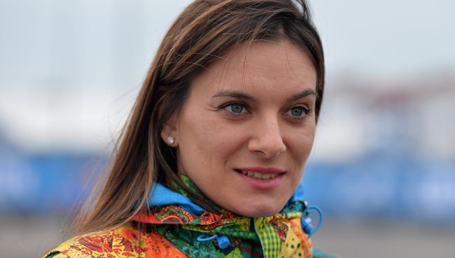 Двукратная олимпийская чемпионка Елена Исинбаева. Архивное фото Двукратная олимпийская чемпионка Елена Исинбаева. Архивное фото