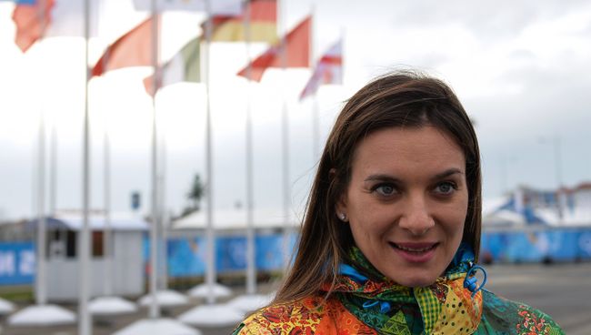 Двукратная олимпийская чемпионка и мэр олимпийской деревни в Сочи Елена Исинбаева Двукратная олимпийская чемпионка и мэр олимпийской деревни в Сочи Елена Исинбаева