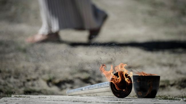 Репетиция церемонии зажжения Олимпийского огня Репетиция церемонии зажжения Олимпийского огня