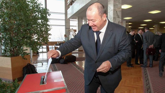Секретарь Новосибирского регионального отделения Партии Единая Россия Александр Морозов, архивное фото