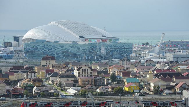 Сочи перед началом XXII Олимпийских зимних игр, архивное фото