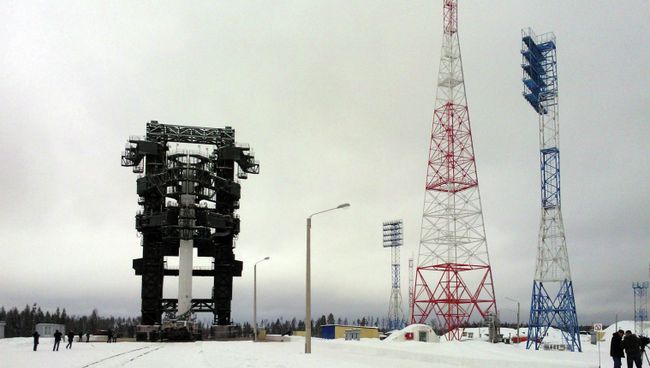 Макет ракетного комплекса Ангара на космодроме Плесецк Макет ракетного комплекса Ангара на космодроме Плесецк