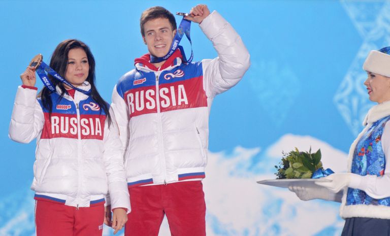 Российские фигуристы Елена Ильиных и Никита Кацалапов