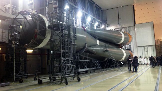 Ракетоноситель Союз-2-1Б. Архивное фото Ракетоноситель Союз-2-1Б. Архивное фото