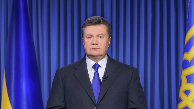 Виктор Янукович выступает с телеобращением в связи с обострением ситуации на Украине 19 февраля 2014 Виктор Янукович выступает с телеобращением в связи с обострением ситуации на Украине 19 февраля 2014