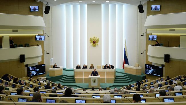Заседание Совета Федерации РФ, архивное фото Заседание Совета Федерации РФ, архивное фото