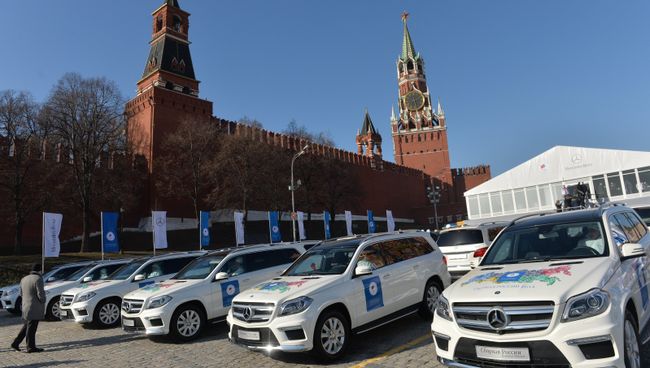Вручение автомобилей призерам Олимпийских игр в Сочи