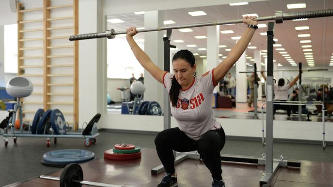 Спортсменка Мария Комиссарова Спортсменка Мария Комиссарова