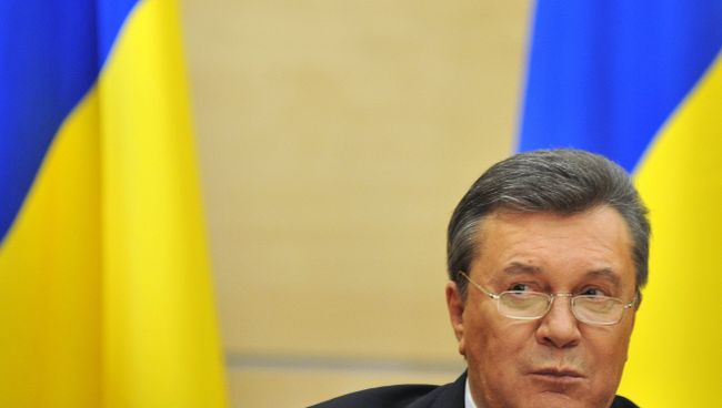 Отстраненный от должности президента Украины Виктор Янукович. Архивное фото Отстраненный от должности президента Украины Виктор Янукович. Архивное фото