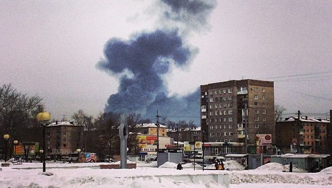 Взрыв на заводе в Омске