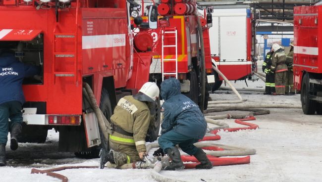 Взрыв на заводе в Омске Взрыв на заводе в Омске
