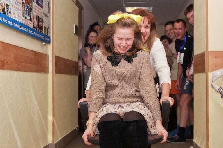 Праздничная Бабалимпиада, организованная мужским коллективом Томской медиагруппы Праздничная Бабалимпиада, организованная мужским коллективом Томской медиагруппы