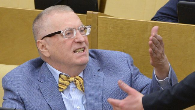 Лидер ЛДПР Владимир Жириновский на пленарном заседании Госдумы. Архивное фото Лидер ЛДПР Владимир Жириновский на пленарном заседании Госдумы. Архивное фото