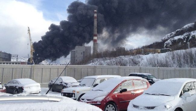 Пожар на судоремонтном заводе Нерпа в Мурманской области Пожар на судоремонтном заводе Нерпа в Мурманской области