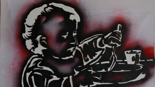 Рисунок художника Паша 183 с выставки в Русском музее Рисунок художника Паша 183 с выставки в Русском музее