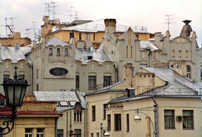 Старые дома на Остоженке