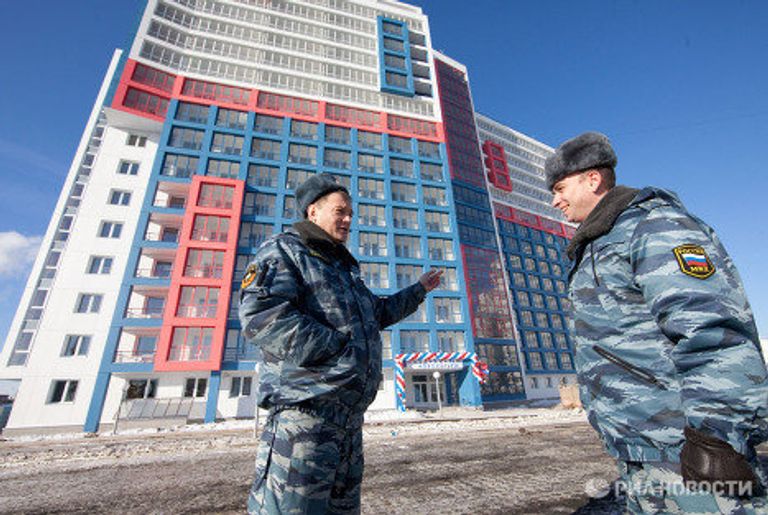 Новое общежитие для бойцов ОМОНа