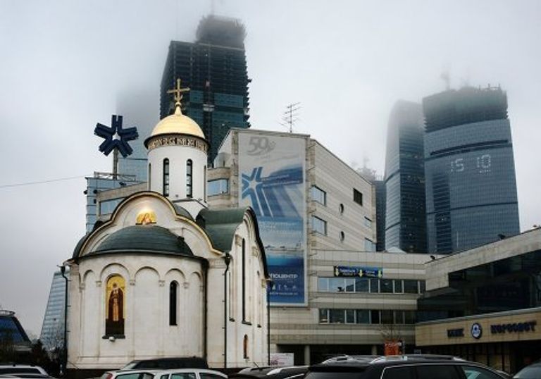 Храм среди высоток Москва-Сити Храм среди высоток Москва-Сити