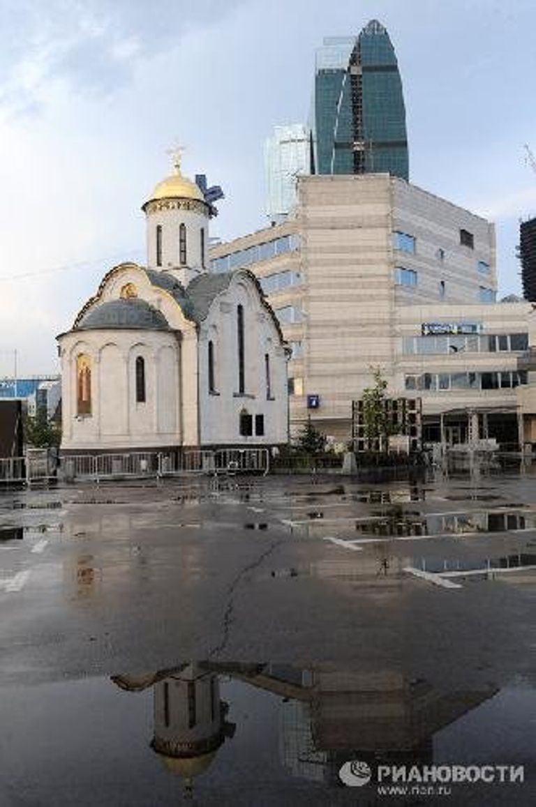 Храм среди высоток Москва-Сити Храм среди высоток Москва-Сити