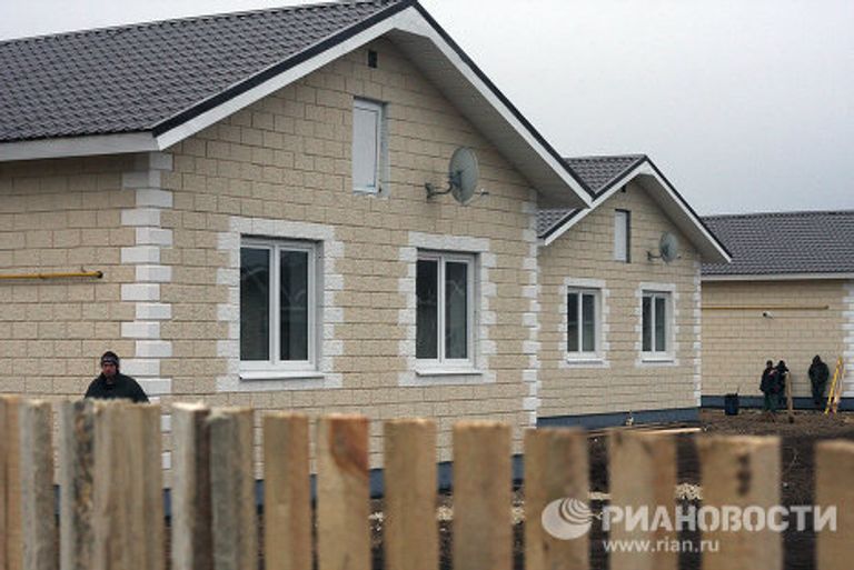 Дома для погорельцев в поселке Белоомут Дома для погорельцев в поселке Белоомут