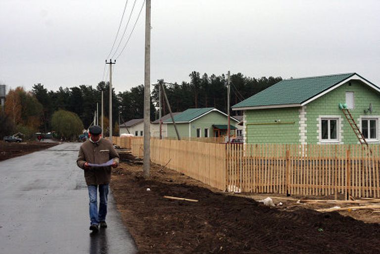 Дома для погорельцев в поселке Белоомут Дома для погорельцев в поселке Белоомут