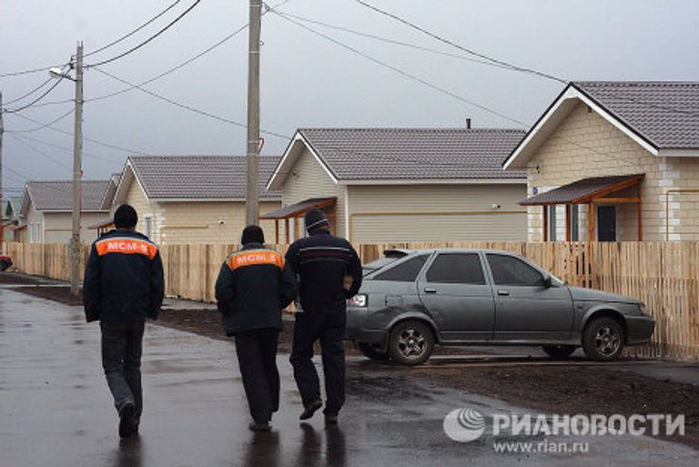 Дома для погорельцев в поселке Белоомут Дома для погорельцев в поселке Белоомут