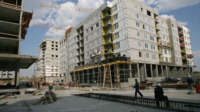 Строительство микрорайона Академический в Екатеринбурге, стройка, жилье, многоэтажки, новостройка Строительство микрорайона Академический в Екатеринбурге, стройка, жилье, многоэтажки, новостройка