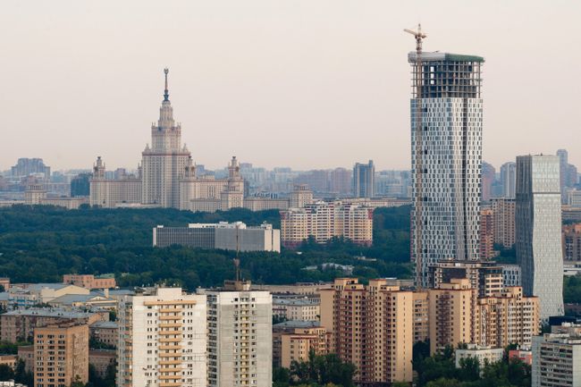 Строящийся жилой комплекс Дом на Мосфильмовской