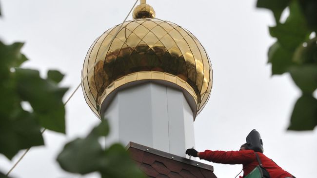 В Екатеринбурге построили храм за сутки