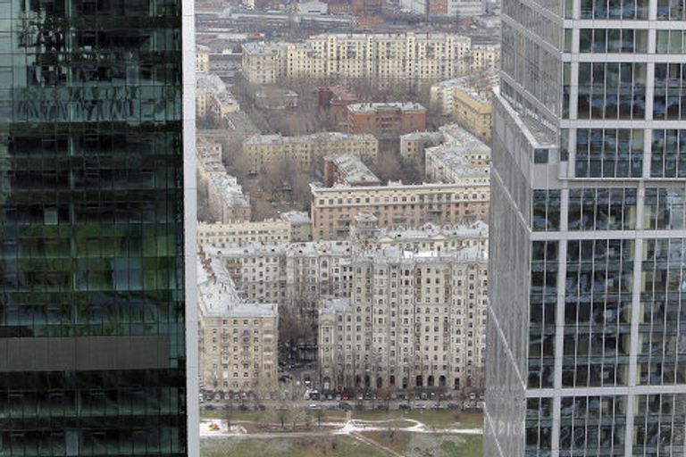 Строительство высотных зданий комплекса Москва-Сити Строительство высотных зданий комплекса Москва-Сити