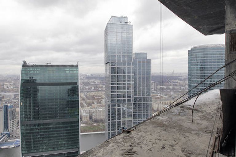 Строительство высотных зданий комплекса Москва-Сити Строительство высотных зданий комплекса Москва-Сити
