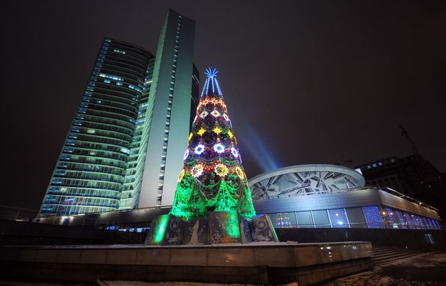 Новогодние елки в Москве