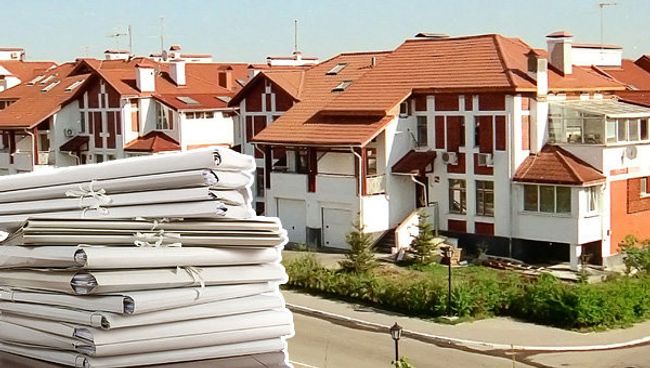 коттедж, документы, бумаги, поселок, одноэтажное жилье, загородка