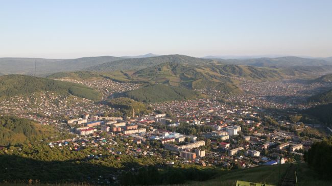 Вид на Горно-Алтайск