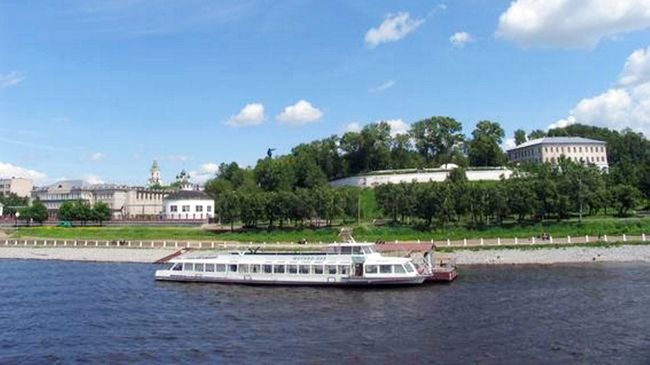 Вид на Кострому с Волги Вид на Кострому с Волги