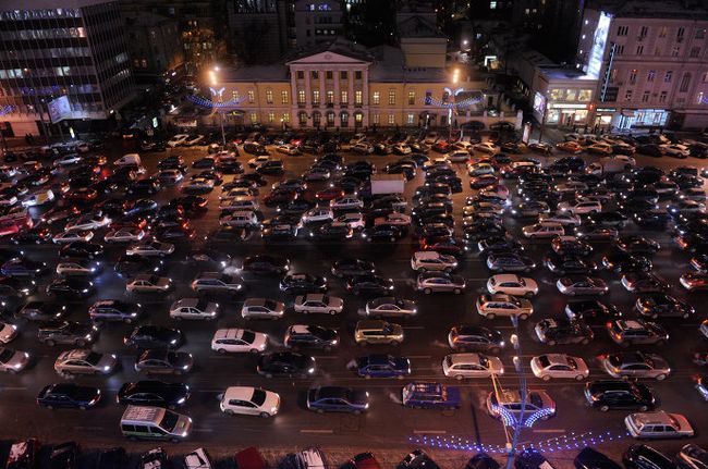 Пробки, Москва, транспорт