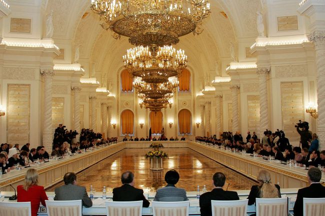 Заседание Общественной палаты РФ в Кремле. Архив