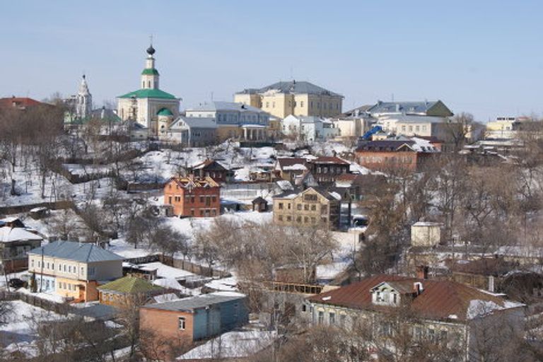Вид на город из владимирского кремля