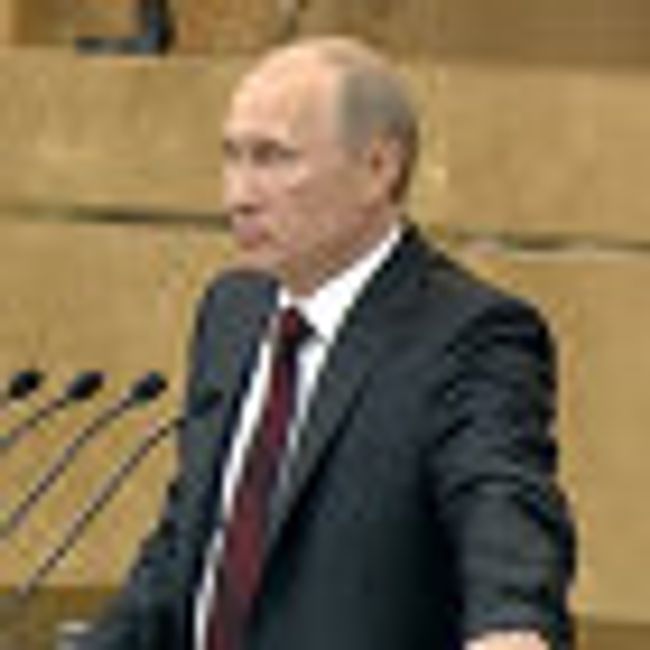 Выступление Владимира Путина на заседании Госдумы