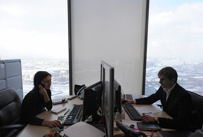 Работа офисов Mirax Group в башне Федерация