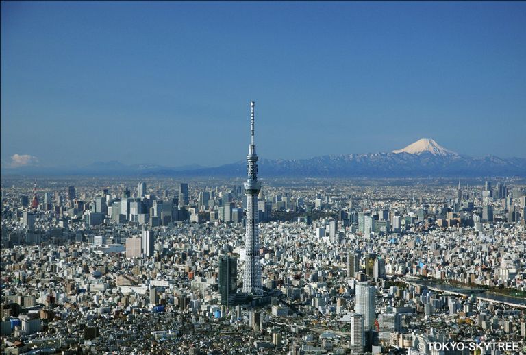 Здание самой высокой в мире телебашни Tokyo Sky Tree Здание самой высокой в мире телебашни Tokyo Sky Tree