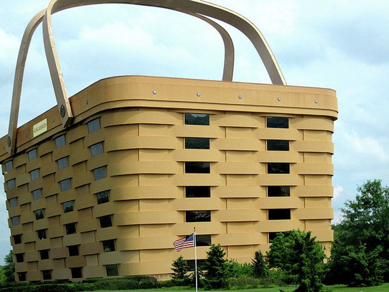 Штаб-квартира компании Longaberger в США, дом-корзина Штаб-квартира компании Longaberger в США, дом-корзина