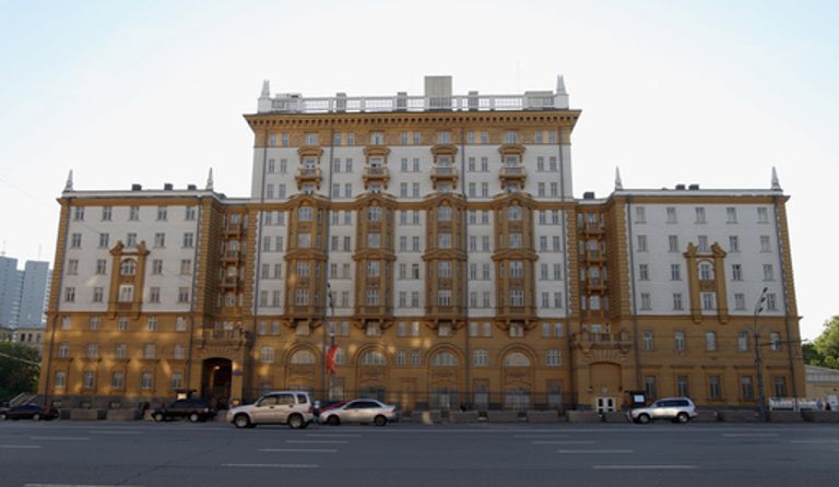 Здание американского посольства в Москве Здание американского посольства в Москве