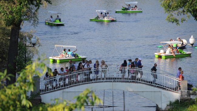 Отдых горожан в Москве