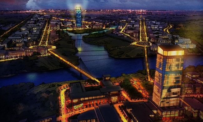 Проет федерального центра команды Urban Design Associates из США