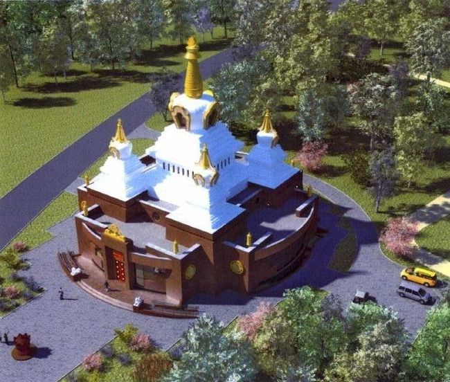 Проект буддийского храма в Парке Победы
