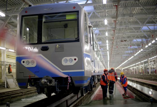 Депо Печатники в Москве.